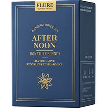 플루어 FLURE 프리미엄 블렌딩티 애프터눈 꽃차 삼각티백, 1.5g, 5개
