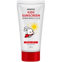 엔비베베 아동용 베베앤키즈 선크림 SPF50+ PA++++, 40ml, 1개