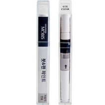현대모비스 기아 순정 컬러 붓펜 페인트 K1P 227 + 투명 붓펜 페인트, 체리핑크, 1세트