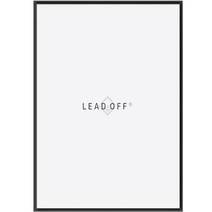 리드오프 알루미늄 벽걸이 소형 포토 액자 프레임, 블랙