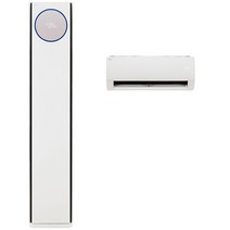 LG전자 인버터 56.9㎡+18.7㎡ 휘센 오브제컬렉션 2 in 1 멀티형 타워에어컨 디럭스 매립배관형 방문설치 FQ17DDNHC2M