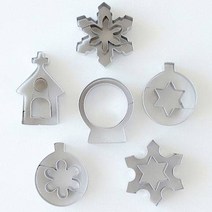 스테인레스 할로윈 베이킹 쿠키틀 6종 세트 MP053, 1세트