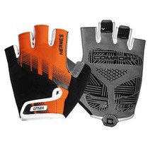 지맥스 헤르메스 싸이클 자전거 반장갑 양손 세트 GMS10090, 오렌지