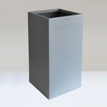 도시정원 모던 인테리어 심플 롱사각 화분 2552, 그레이