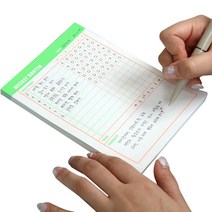 비팬시 하이라이트 메모패드 위클리 루틴 M, 혼합색상, 3개