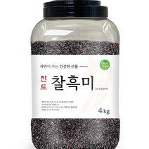 프레시필드 농산 진도 검정 찰흑미, 4kg, 1개