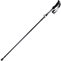 ENQMA 알루미늄 합금 초경량 폴딩 등산스틱 폴딩 34cm, 블랙