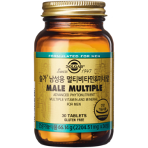 솔가 남성용 멀티비타민&미네랄 30정, 66.14g, 1개