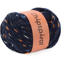 브랜드얀 다루마 칩스피럴 뜨개실, 05 네이비베이스, 1개