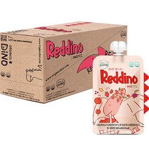 오가닉디노 아동용 레드디노 공룡 순수한 주스 100ml, 16개, 딸기맛