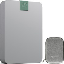 씨게이트 Ultra Touch USB-C 데이터복구 외장하드 STMA4000400, 4TB, 페블 그레이
