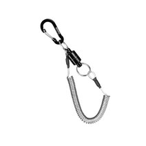 붐스피싱 MN2 마그네틱비너 스프링줄, 블랙, 1개