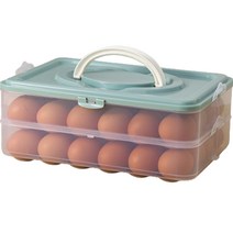 손잡이형 냉장고 에그 트레이 2단, 파랑