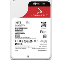 씨게이트 IronWolf Pro HDD, ST16000NT001, 16384GB
