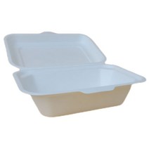 민영제지 B-002(L) 펄프 샌드위치 용기 디저트 용기 크라프트, 100개입, 1개