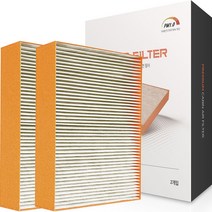 하나필터 PM1.0 구리 차량용 에어컨 필터 2p, 1개, CU-28