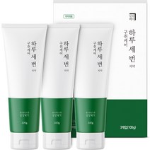 살림백서 하루세번 구취케어 플로랄민트향 치약 3p, 300g, 1개