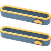 솔브리빙 구름 실내 욕실 거실 가정 슬리퍼 꽂이 거치 정리대, 그린, 2개