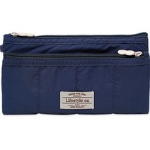 뭉구 10000 코튼 펜 파우치, 네이비, 1개