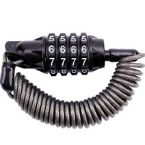 키밍 케이블 킥보드 잠금장치 KM3370-231, 블랙, 1개