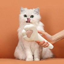 파스텔펫 반려동물 고양이 발바닥 브러쉬 FREE, 화이트, 1개