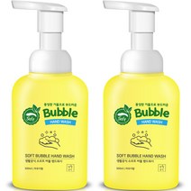 생활공식 소프트 버블 핸드워시 베이비 파우더, 500ml, 2개