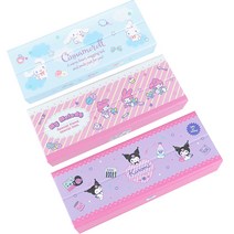 산리오 캐릭터즈 거울 보석함 3종 세트, 혼합색상, 1세트
