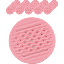 그린피티 원형 화분 깔망 핑크, 100개