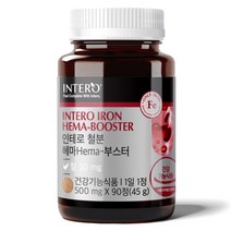 인테로 철분 헤마 부스터 45g, 90정, 1개