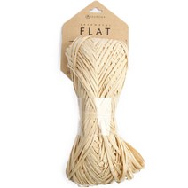 다루마 브랜드얀 사사와시 플랫 뜨개실, 101 내츄럴, 1개