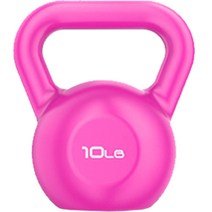 코끼리스포츠 PVC 케틀벨 EKD-2214, 핑크, 4.6kg, 1개