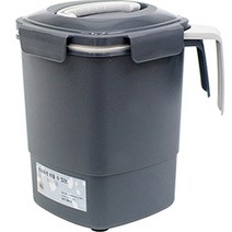 한샘 음식물 쓰레기통 4L, 그레이, 1개