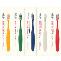 브리스틱 에르고 성인 칫솔 오리지날, 5개입, 1세트