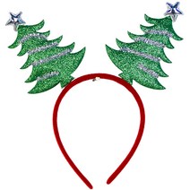 다사바바 크리스마스 파티장식 머리띠 두개트리, 혼합색상