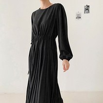 라라온 아멜리 플리츠 롱 원피스