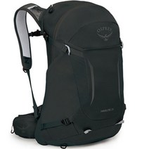 OSPREY HIKELITE 28 등산배낭 28L 레인커버 포함, BLACK