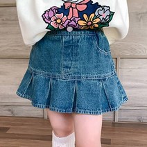 고잉키즈 여아용 에이핏데님 스커트