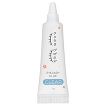 깜빡 글루 속눈썹 접착제 7g, 투명, 1개