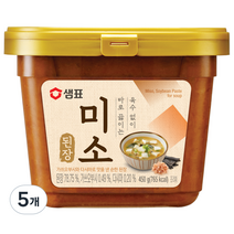 샘표 미소된장, 450g, 5개
