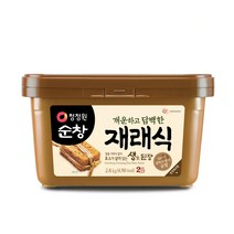 청정원순창 개운하고 담백한 재래식 생된장, 2.8kg, 1개