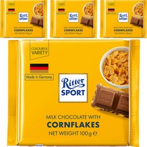 리터스포트 콘플레이크 초콜릿, 100g, 4개
