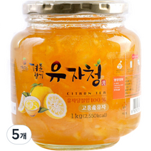 해맑음 겨울향기 유자청, 1kg, 1개, 5개