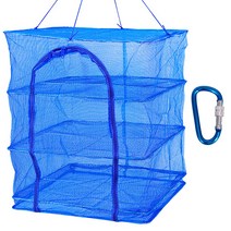 MEO 캠핑 다용도 접이식 건조망 대형 50cm+원형고리 1개 색상랜덤, 랜덤발송, 1세트