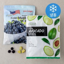 웰프레쉬 냉동블루베리 500g + 냉동아보카도 500g (냉동), 1세트
