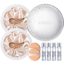 에이지투웨니스 스파클케이스   리필 12.5g x 2p   앰플 10ml x 4p, 화이트베이지(21호), 1세트
