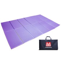 코만도 캠핑매트 + 가방 기본형, 퍼플