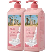 밀크바오밥 샴푸 플로라부케, 2개, 1000ml