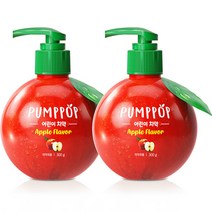 크리오 펌프팝 어린이 펌핑치약 충치케어 사과맛, 300g, 2개