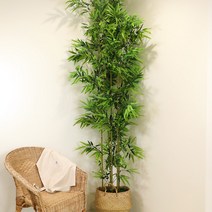 인조 대나무 인테리어 파티션 조경 조화식물 분리형 고급 대나무 청죽 240cm, 3개