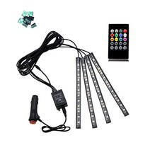 켈리마 사운드 반응 자동차 LED 무드램프세트, 혼합 색상, 1세트